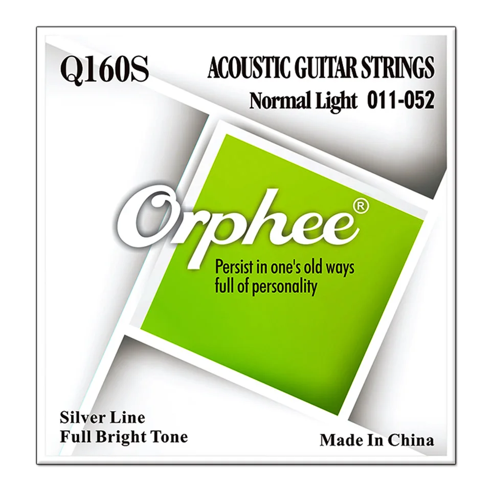Orphee Guitar Strings Hexagonal Carbon Steel Q160S Q160c Q25C Q5C Silver Plated Folk Acoustic Guitar Strings
Orphee Guitar Strings Hexagonal Carbon Steel Q160S Q160c Q25C Q5C Silver Plated Folk Acoustic Guitar Strings