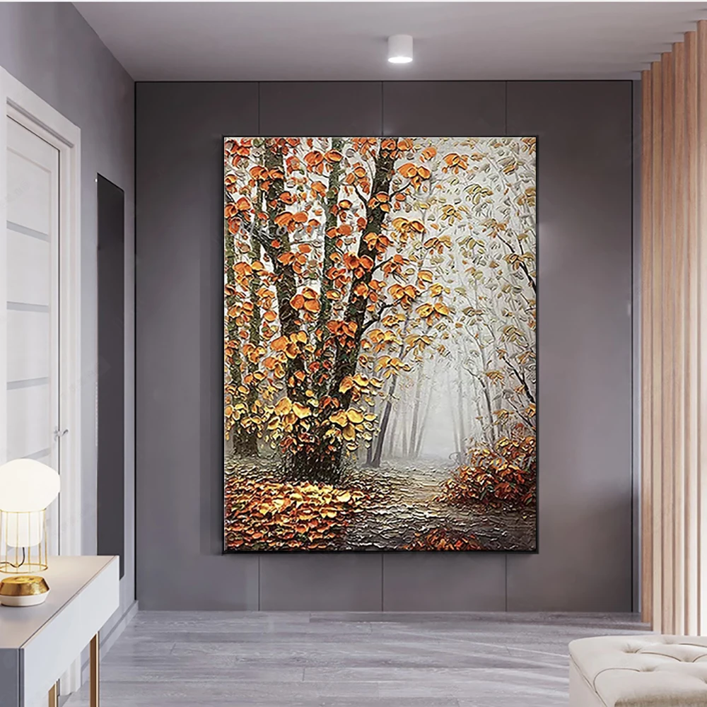 Birch Tree Landscape Thick Oil Painting On Canvas Hand Painted Modern Decoration Canvas Oil Painting Handmade Wall Art Picture
Birch Tree Landscape Thick Oil Painting On Canvas Hand Painted Modern Decoration Canvas Oil Painting Handmade Wall Art Picture