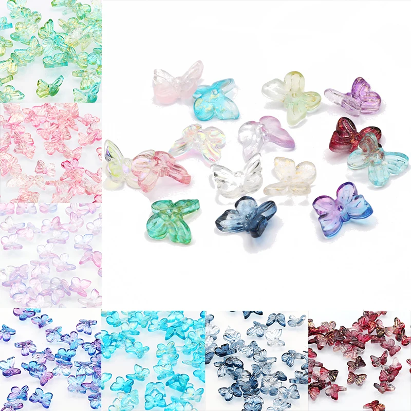 20-100PCS 10mm Small Butterfly Multi Gradient Color Crystal Czech Glass Beads Lampwork Beads For Jewelry Making DIY Accessories
20-100PCS 10mm Small Butterfly Multi Gradient Color Crystal Czech Glass Beads Lampwork Beads For Jewelry Making DIY Accessories