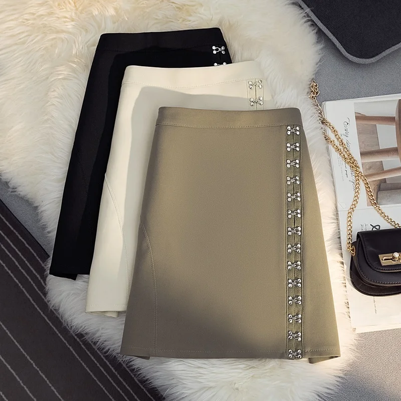 Новинка осени 2021, модная юбка-футляр с защитой от неисправностей, Женская трапециевидная юбка с завышенной талией, верхняя одежда, короткая ...
Новинка осени 2021, модная юбка-футляр с защитой от неисправностей, Женская трапециевидная юбка с завышенной талией, верхняя одежда, короткая ...