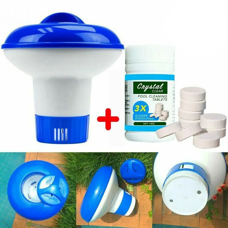 100pcs Swimming Pool Cleaning Tablets Disinfection Pills Chlorine tablets Instant Effervescent Pipes Cleaning Water Disinfection
100pcs Swimming Pool Cleaning Tablets Disinfection Pills Chlorine tablets Instant Effervescent Pipes Cleaning Water Disinfection