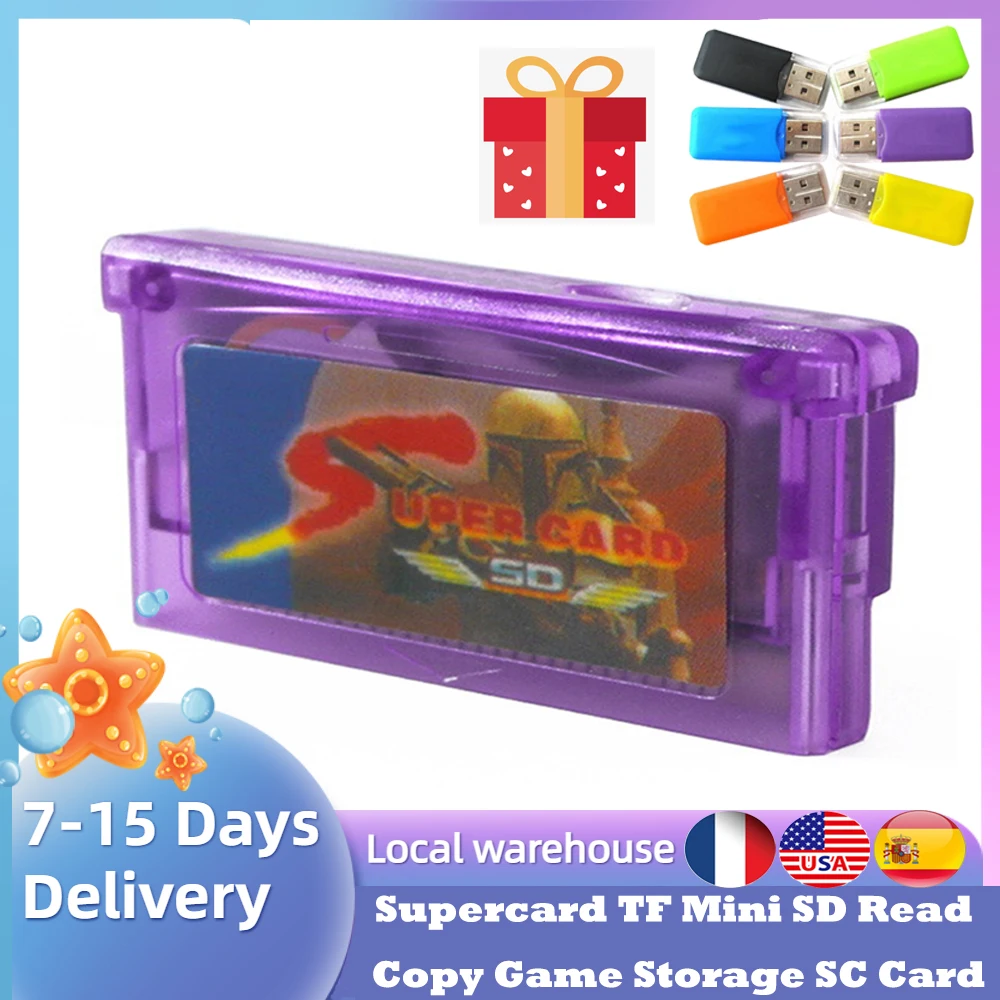 Supercard TF Mini SD, чтение копий, хранилище игр, карточка SC для сбора видео, для GameBoy GBA/GBASP/NDS/NDSL
Supercard TF Mini SD, чтение копий, хранилище игр, карточка SC для сбора видео, для GameBoy GBA/GBASP/NDS/NDSL
