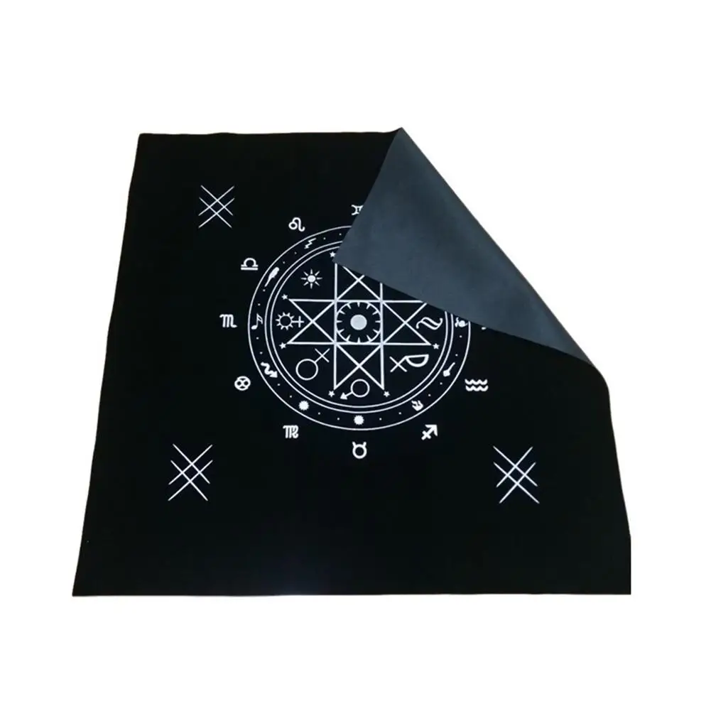 Tarot Card Tablecloth Flannel Divination Altar Cloth Board Game Fortune Astrology Oracle Card Pad
Tarot Card Tablecloth Flannel Divination Altar Cloth Board Game Fortune Astrology Oracle Card Pad
