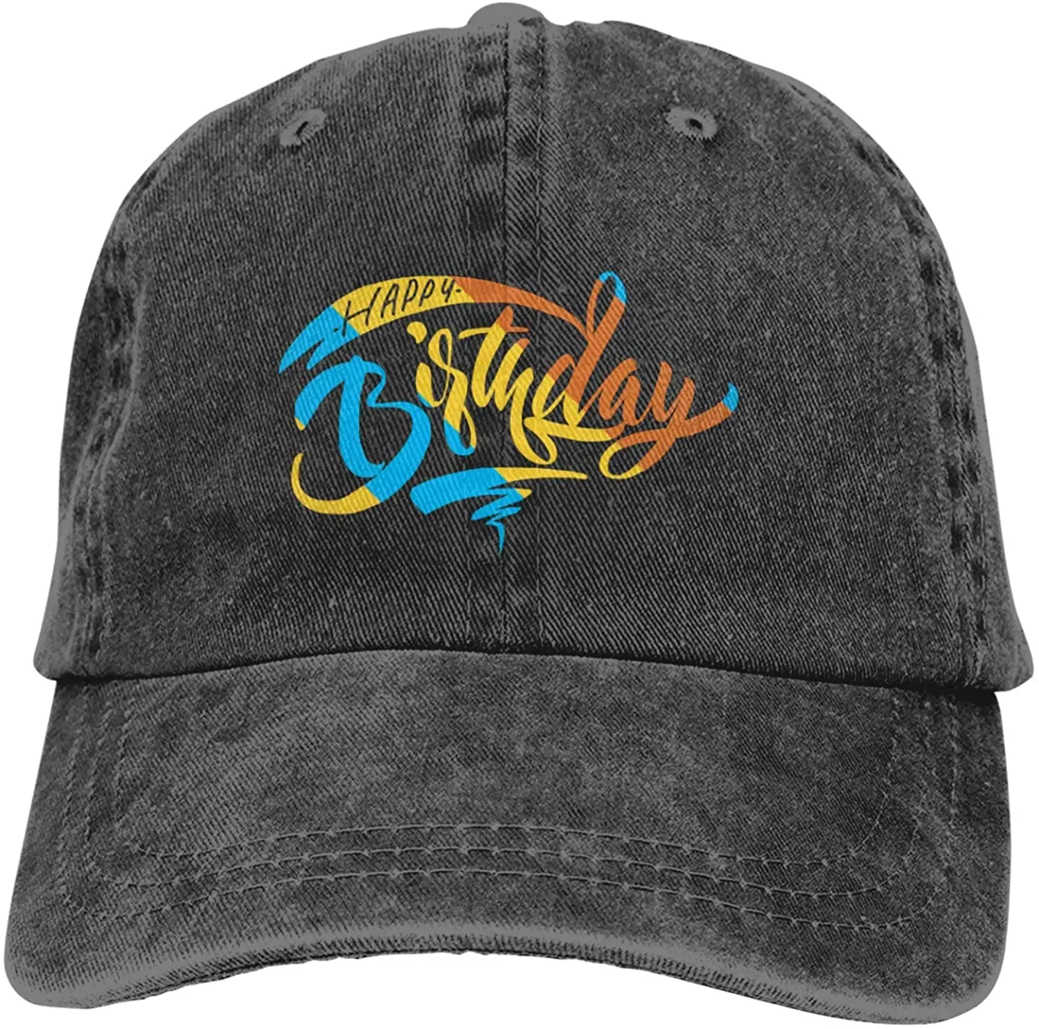 Happy Birthday Greetings Unisex Baseball Cowboy Hat Retro Sports Cowboy Hat Adjustable Adult Hat Black
Happy Birthday Greetings Unisex Baseball Cowboy Hat Retro Sports Cowboy Hat Adjustable Adult Hat Black