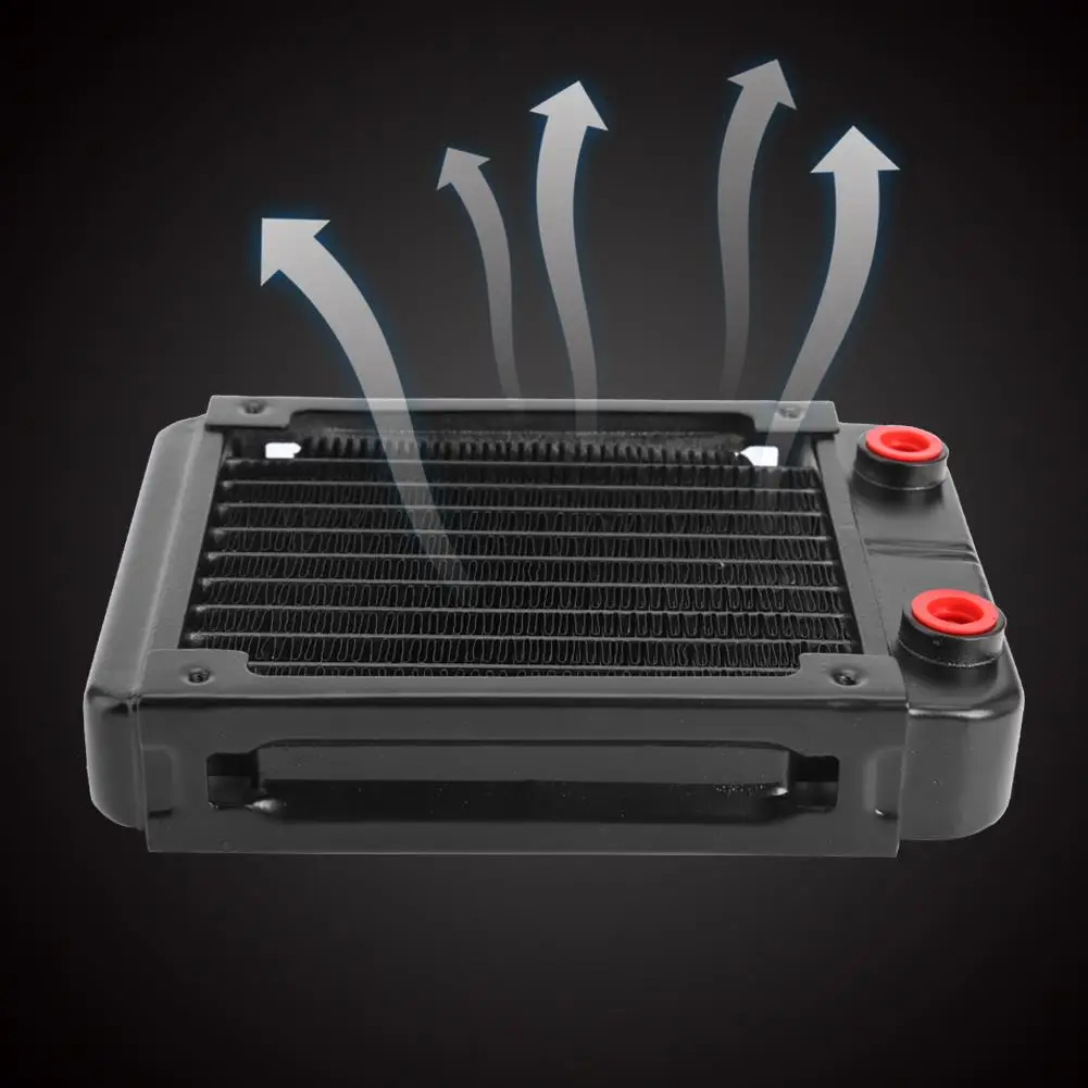 120mm 10 Tube Computer Water Cooling Radiator G1/4 Internal Thread Heat Dissipation and Exchange
120mm 10 Tube Computer Water Cooling Radiator G1/4 Internal Thread Heat Dissipation and Exchange