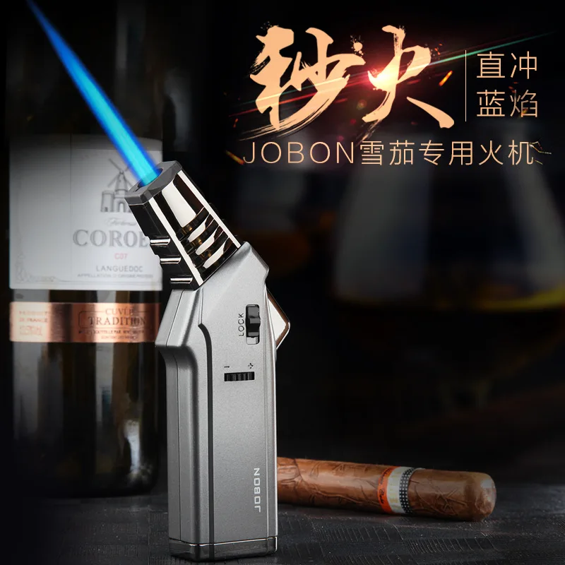 Inflatable Lighter Creative Straight Into The Blue Flame Spray Gun Cigar Special Welding Torch Cigarette Lighter Smoking
Inflatable Lighter Creative Straight Into The Blue Flame Spray Gun Cigar Special Welding Torch Cigarette Lighter Smoking