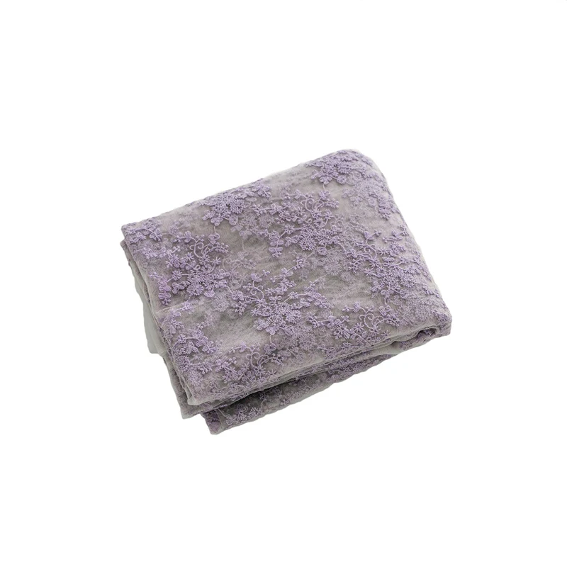 Purple Lace Fabric For Curtains Decor Wedding Dress DIY Needlework Accessories Flower Embroidery 140cm Wide 2021 Clothes Crafts
Purple Lace Fabric For Curtains Decor Wedding Dress DIY Needlework Accessories Flower Embroidery 140cm Wide 2021 Clothes Crafts
