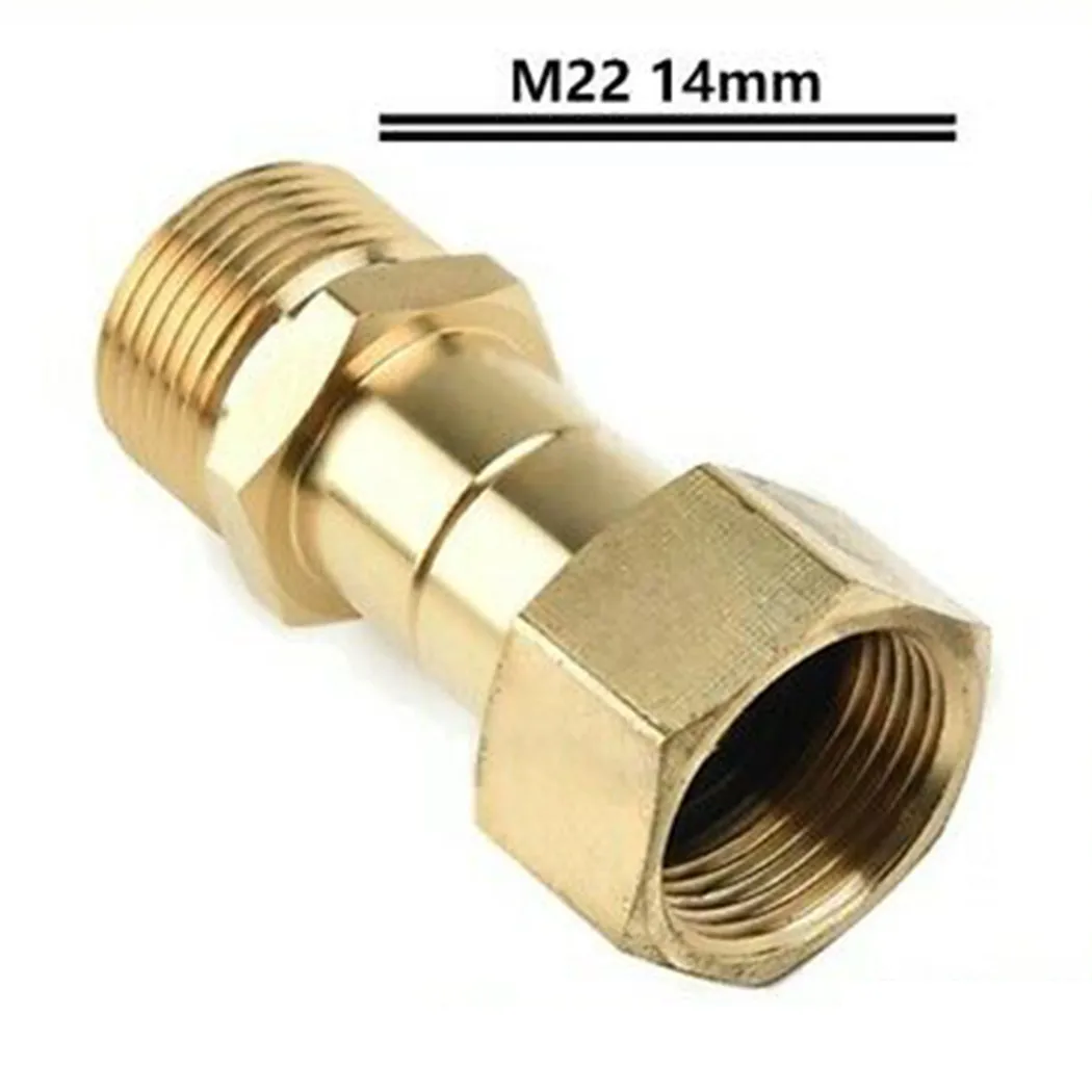 M22 14mm Thread Pressure Washer Swivel Joint Hose Connector Anti-Twist Fitting Home Garden Supplies
M22 14mm Thread Pressure Washer Swivel Joint Hose Connector Anti-Twist Fitting Home Garden Supplies