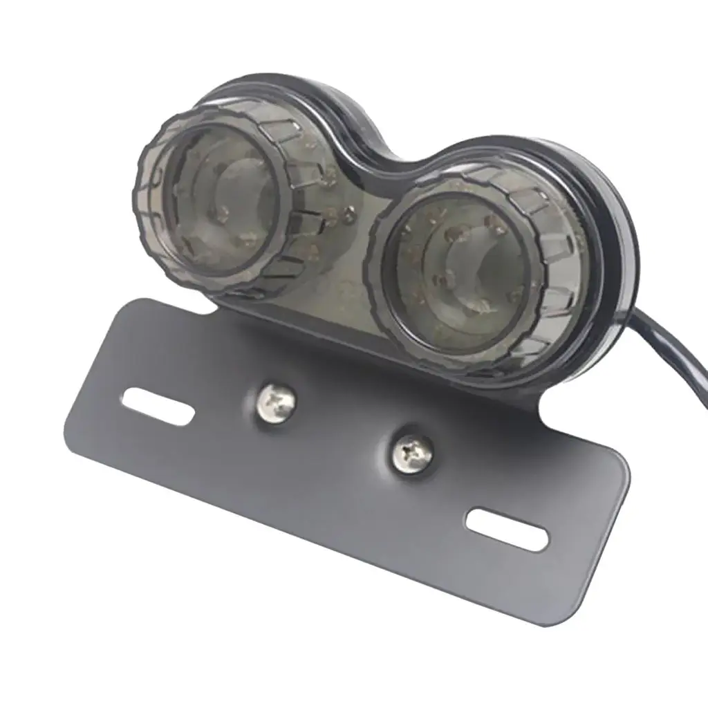 Motorcycle Smoke Lens Red LED cense Plate Brake Tail Turn Signal Dual Lights 
Motorcycle Smoke Lens Red LED cense Plate Brake Tail Turn Signal Dual Lights
