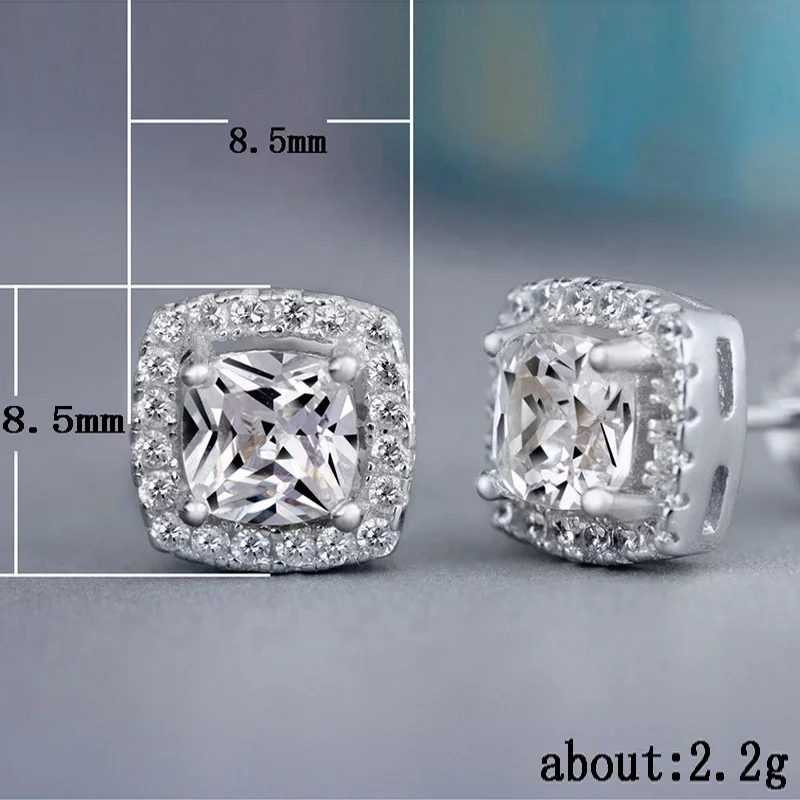 Earings for Women 2021 Classical Square Round Stud Earrings 6 Colors Simple Zircon Stud Earrings for Men Women
Earings for Women 2021 Classical Square Round Stud Earrings 6 Colors Simple Zircon Stud Earrings for Men Women