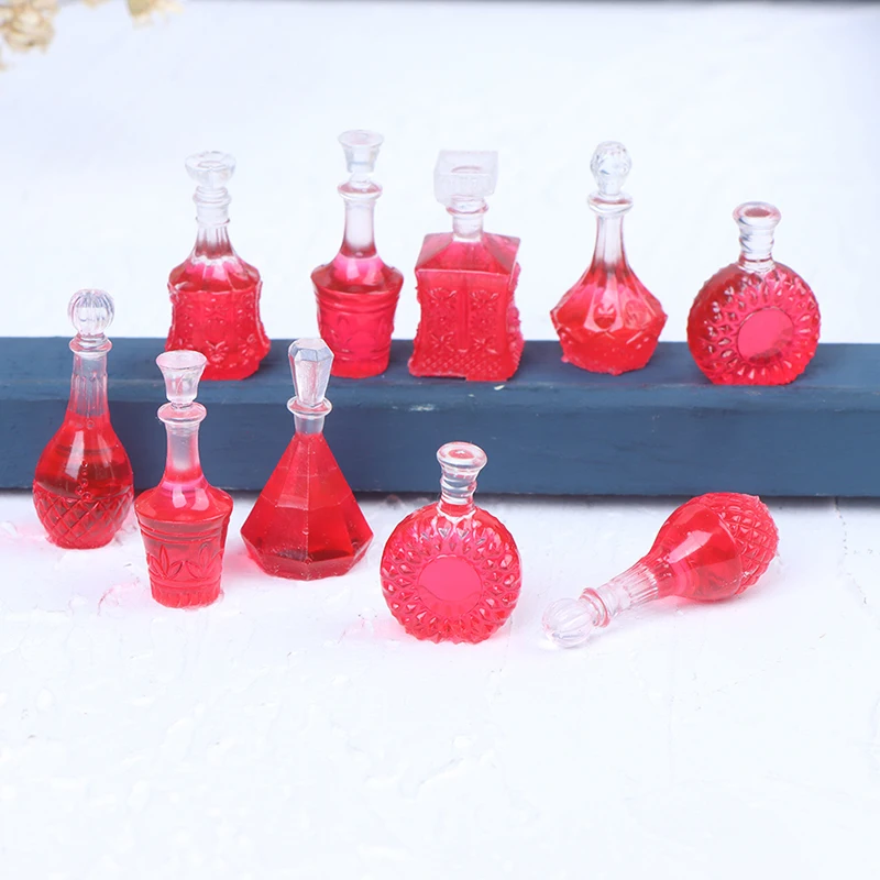 10pcs 1/12 Dollhouse Miniature Accessories Mini Resin Red Wine Bottle Simulation Drinks Model Toys For Doll House Decoration
10pcs 1/12 Dollhouse Miniature Accessories Mini Resin Red Wine Bottle Simulation Drinks Model Toys For Doll House Decoration