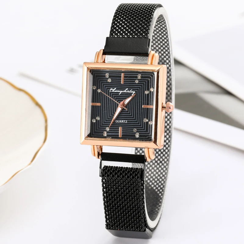 2020 New Square Shell Women Watch Ladies Simple Scale Rhinestone Quartzwatch Female Magnetic Milan Belt Korean Casual Wristwatch
2020 New Square Shell Women Watch Ladies Simple Scale Rhinestone Quartzwatch Female Magnetic Milan Belt Korean Casual Wristwatch