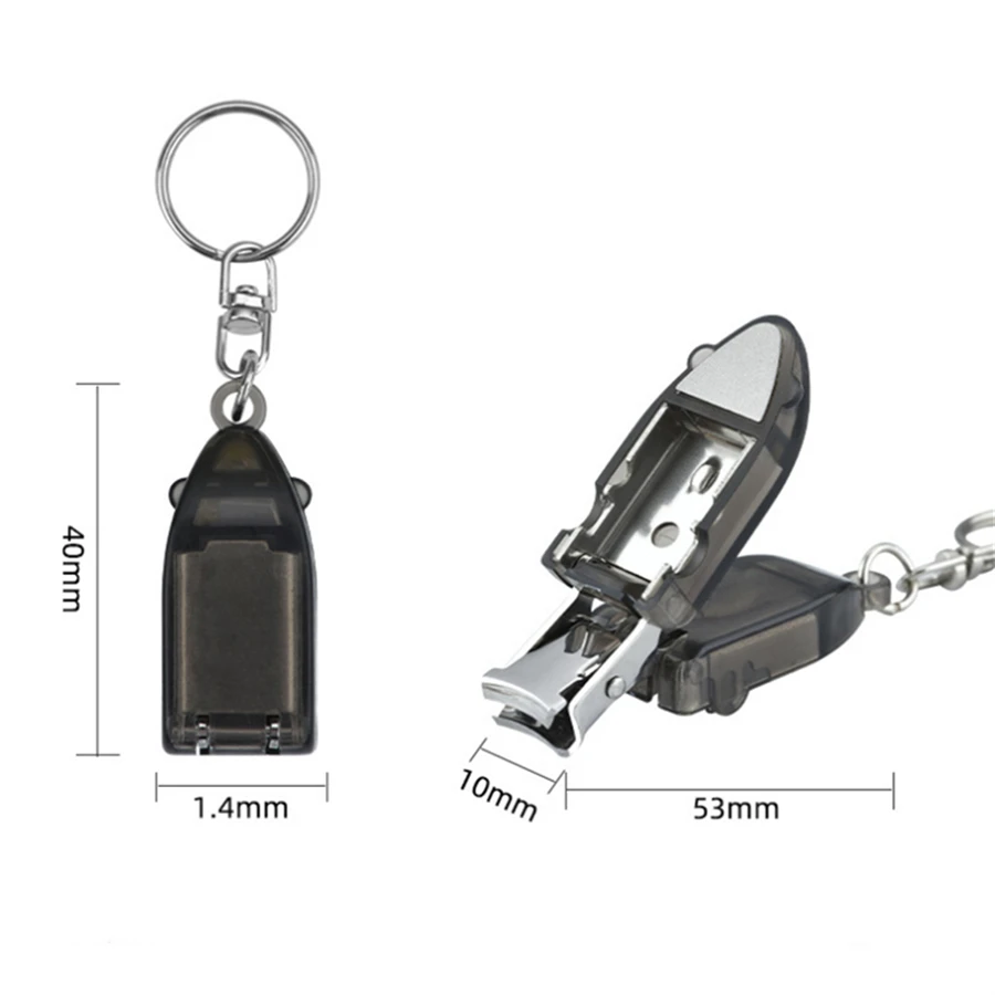 Portable Mini Folding Nail Clippers Stainless Steel Nail Clipper Travel Fingernail Cutting Toenail Pedicure Tool Key Pendant
Portable Mini Folding Nail Clippers Stainless Steel Nail Clipper Travel Fingernail Cutting Toenail Pedicure Tool Key Pendant