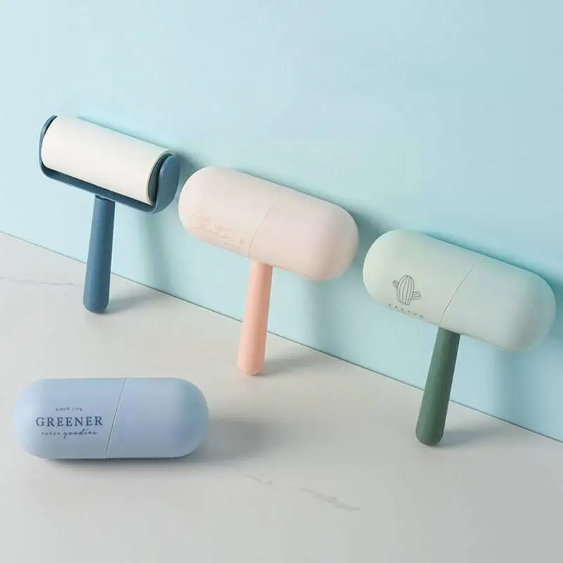 Household Handle Sticky Roller with Tearable Sticker Dust Clothes Remover Tools Pet Hair Brush Removal Lint Removal Sweater J1P2 
Household Handle Sticky Roller with Tearable Sticker Dust Clothes Remover Tools Pet Hair Brush Removal Lint Removal Sweater J1P2