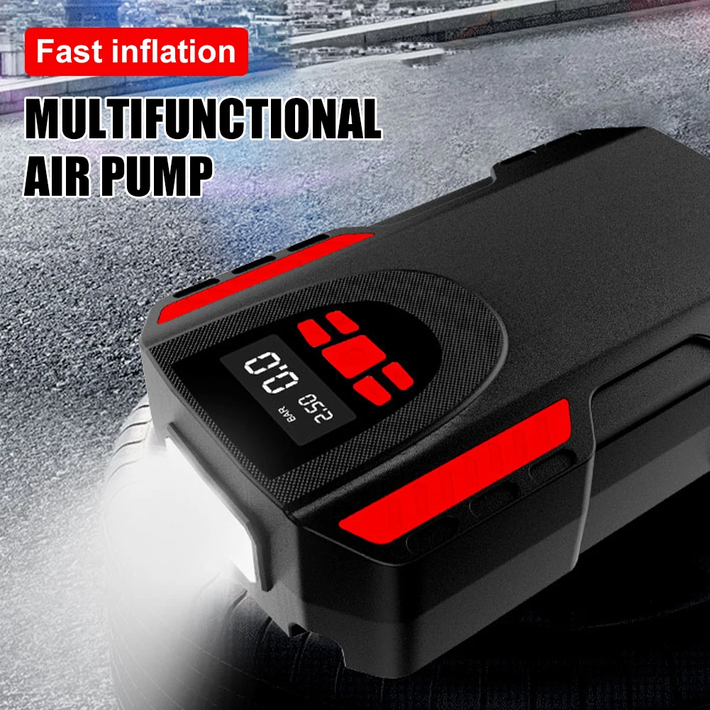 Car Tire Inflator DC 12V Portable Air Compressor Pump Digital Air Pressure Gauge Air Pump LED Flashlight for Car Bike Motorcylce
Car Tire Inflator DC 12V Portable Air Compressor Pump Digital Air Pressure Gauge Air Pump LED Flashlight for Car Bike Motorcylce