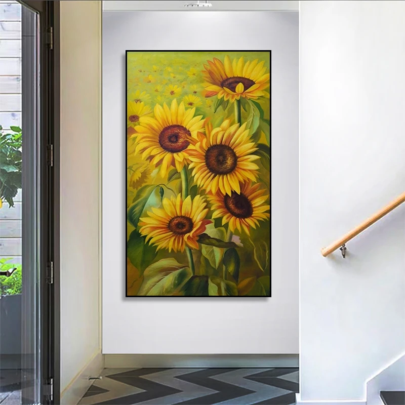 HD Printed Sunflower Poster Modern Canvas Art Printed Flower Wall Picture Living Room Corridor Decoration
HD Printed Sunflower Poster Modern Canvas Art Printed Flower Wall Picture Living Room Corridor Decoration