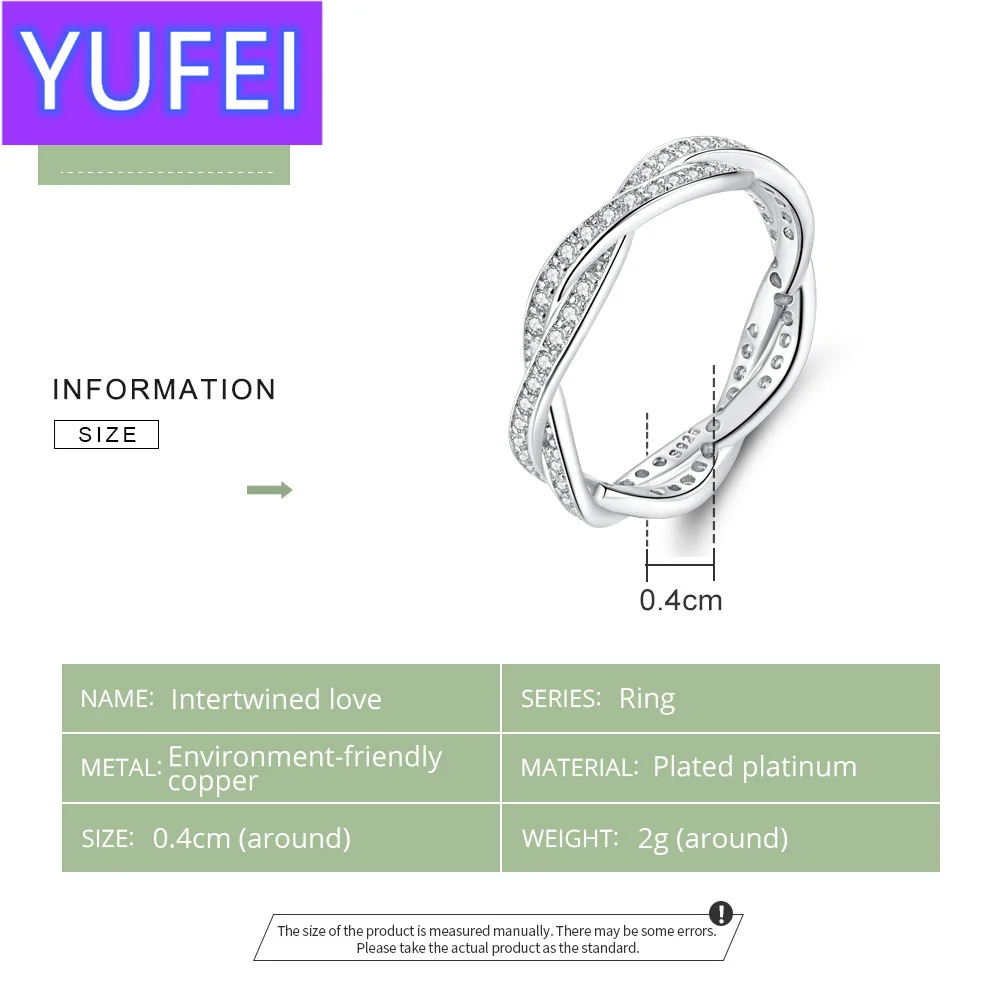 YUFEI 3 STYLE BRAIDED PAVE LEAVES My Princess Queen Crown SILVER Color RING Twist Of Fate Stackable Ring PA7222
YUFEI 3 STYLE BRAIDED PAVE LEAVES My Princess Queen Crown SILVER Color RING Twist Of Fate Stackable Ring PA7222