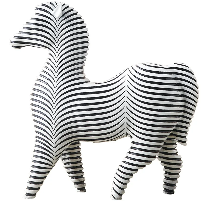 Nordic Creative Animal Ornaments Simple Black and White Abstract Art Model Room Xuanguan Hotel Decorative Crafts
Nordic Creative Animal Ornaments Simple Black and White Abstract Art Model Room Xuanguan Hotel Decorative Crafts