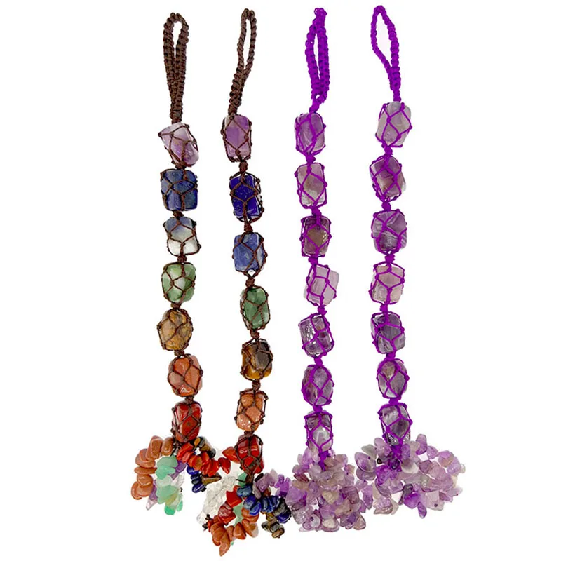 Natural Stone 7 Chakra Irregular Car Hanging Decoration Healing Reiki Tumbled Gem Stones Tassel Home Wall Window Decor
Natural Stone 7 Chakra Irregular Car Hanging Decoration Healing Reiki Tumbled Gem Stones Tassel Home Wall Window Decor