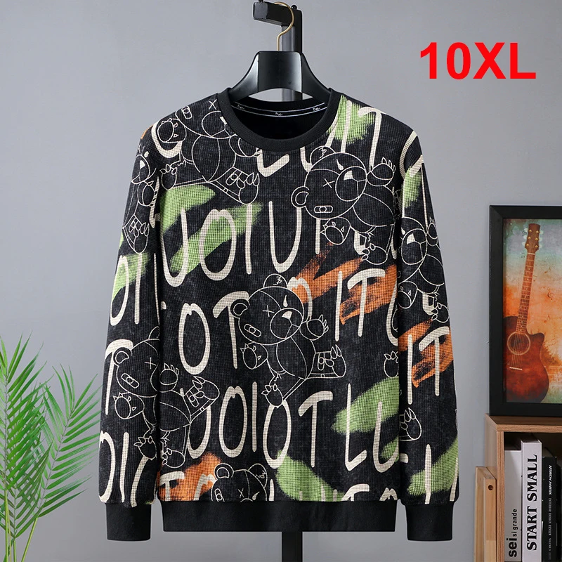 2021 Autumn Sweatshirts Fashion Bear Graffiti Oversize Pullover Plus Size 9XL 10XL Sweatshirt Baggy Men Big Size Tops HA003
2021 Autumn Sweatshirts Fashion Bear Graffiti Oversize Pullover Plus Size 9XL 10XL Sweatshirt Baggy Men Big Size Tops HA003