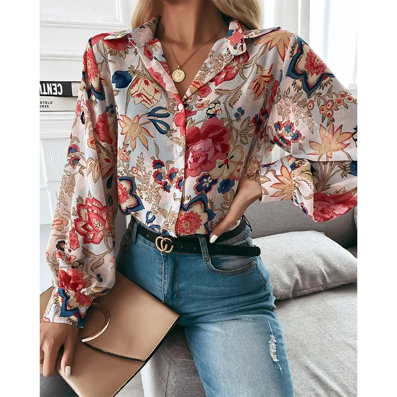 Leisure Digital Print Big-breasted Shirts Button Lapel Cardigan Top Loose Long Sleeve Shirt Womens Blouses Spring Blusas Mujer
Leisure Digital Print Big-breasted Shirts Button Lapel Cardigan Top Loose Long Sleeve Shirt Womens Blouses Spring Blusas Mujer
