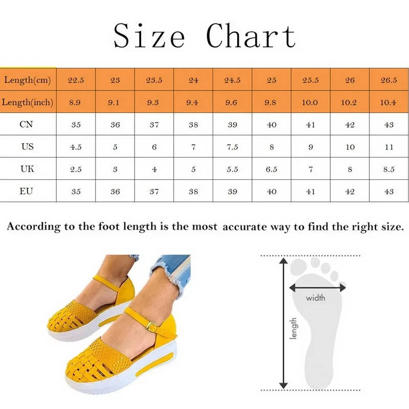 2021Sandals Women Shoes Summer retro female sandals car line hole shoes non-slip sandals round toe shoes wedges ladies sandals