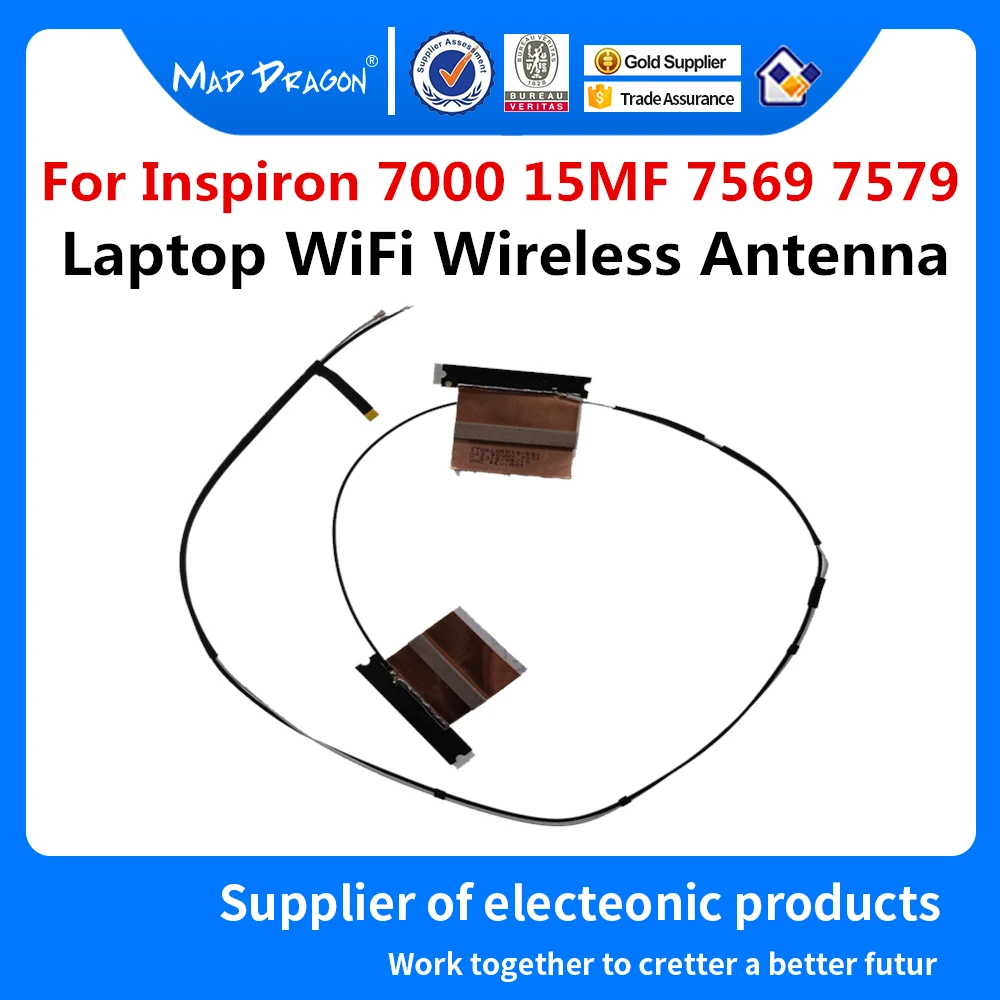 Laptop Silver New original Built in WiFi Wireless Antenna Cable new For Dell Inspiron 7000 15MF 7569 7579 WiFi Antenna Cable
Laptop Silver New original Built in WiFi Wireless Antenna Cable new For Dell Inspiron 7000 15MF 7569 7579 WiFi Antenna Cable