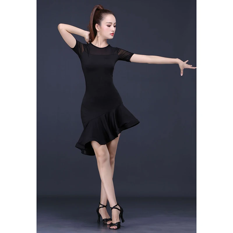 Women Latin Dance Dress Black Stage Costumes 2019 Performace Latin Dance Skirt Salsa Tango Women Latin Dance Dresses latino Dres
Women Latin Dance Dress Black Stage Costumes 2019 Performace Latin Dance Skirt Salsa Tango Women Latin Dance Dresses latino Dres