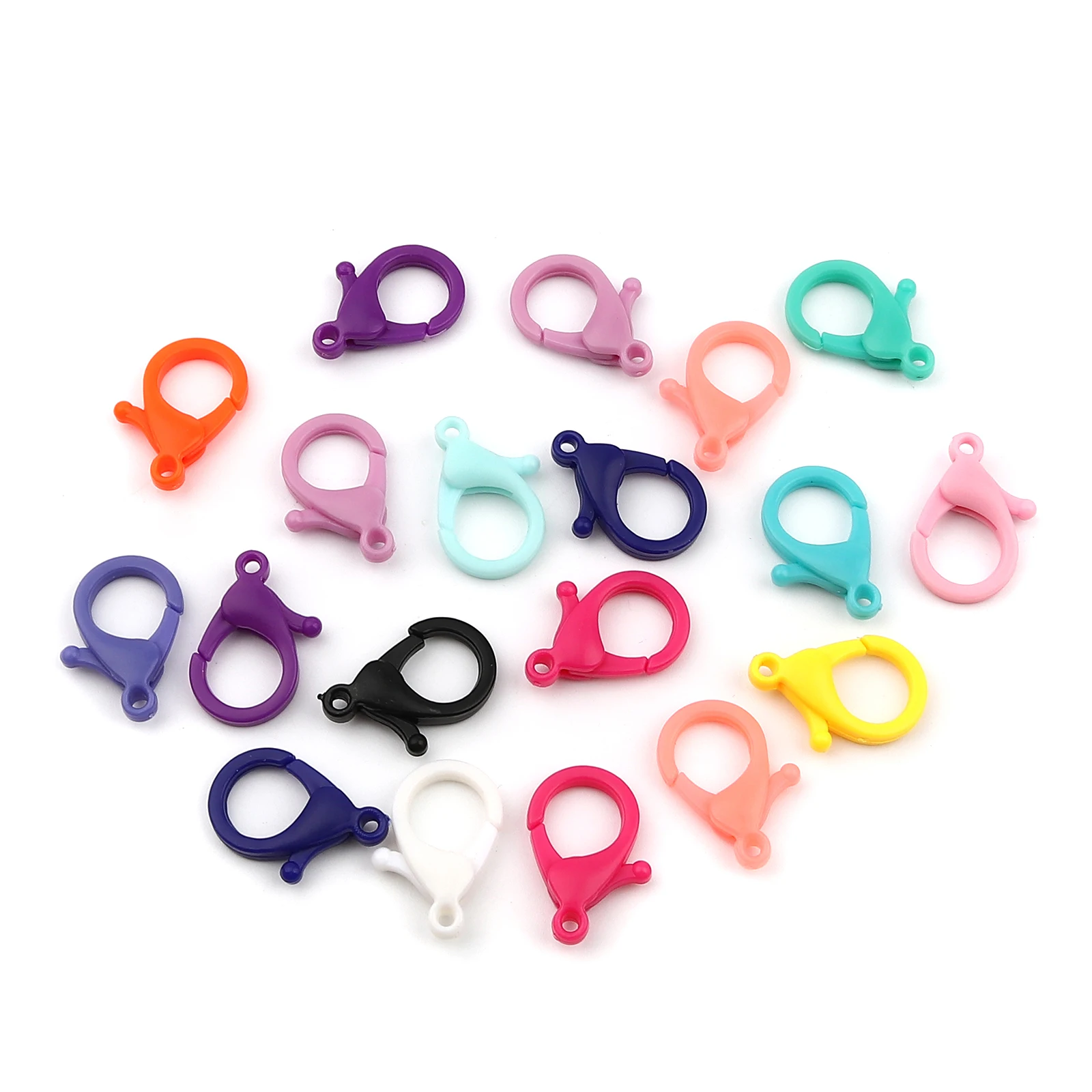 30pcs Plastic Colorful Lamp Shape Buckle Snap Hook Lobster Clasp DIY Needlework Luggage Sewing Handmade Wholesale 25x17mm
30pcs Plastic Colorful Lamp Shape Buckle Snap Hook Lobster Clasp DIY Needlework Luggage Sewing Handmade Wholesale 25x17mm