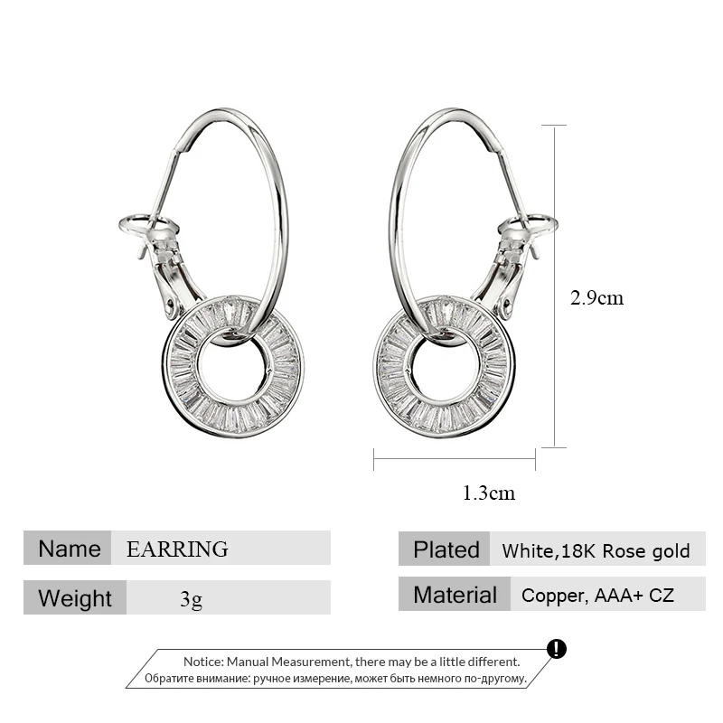 UILZ Trendy Trapezoid Zirconia Women Crystal Dangle Earrings Romantic Round Circle Minimalist Ear Jewelry Gifts Korean Design
UILZ Trendy Trapezoid Zirconia Women Crystal Dangle Earrings Romantic Round Circle Minimalist Ear Jewelry Gifts Korean Design
