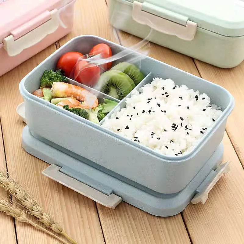Wheat Straw Lunch Box Easy To Carry Airtight Fresh-keeping Box Lunch Box Fast Food Box Microwave Oven
Wheat Straw Lunch Box Easy To Carry Airtight Fresh-keeping Box Lunch Box Fast Food Box Microwave Oven