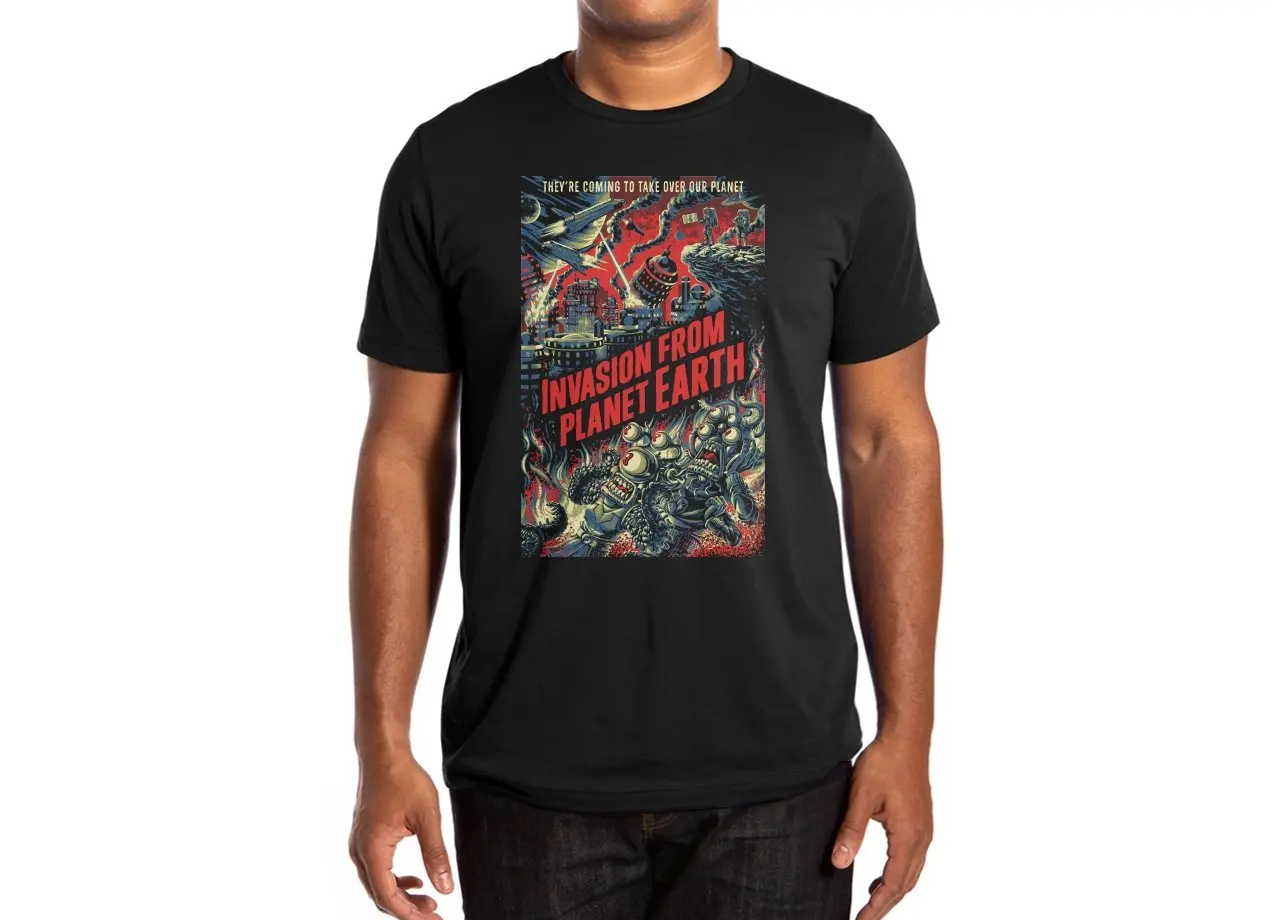 Invasion From Planet Earth T-Shirt Cotton O-Neck Short Sleeve Men's T Shirt New Size S-3XL
Invasion From Planet Earth T-Shirt Cotton O-Neck Short Sleeve Men's T Shirt New Size S-3XL