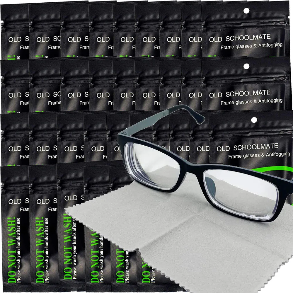 100Pcs Reusable Anti-Fog Wipes Glasses Pre-moistened Antifog Lens Cloth Defogger Eyeglass Wipe Prevent Fogging for Glasses
100Pcs Reusable Anti-Fog Wipes Glasses Pre-moistened Antifog Lens Cloth Defogger Eyeglass Wipe Prevent Fogging for Glasses