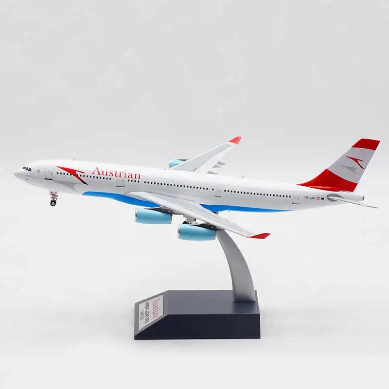 Diecast 1:200 Scale Austrian Airlines Airbus A340-200 OE-LAG Alloy Aircraft Model Collection Souvenir Ornaments Display
Diecast 1:200 Scale Austrian Airlines Airbus A340-200 OE-LAG Alloy Aircraft Model Collection Souvenir Ornaments Display