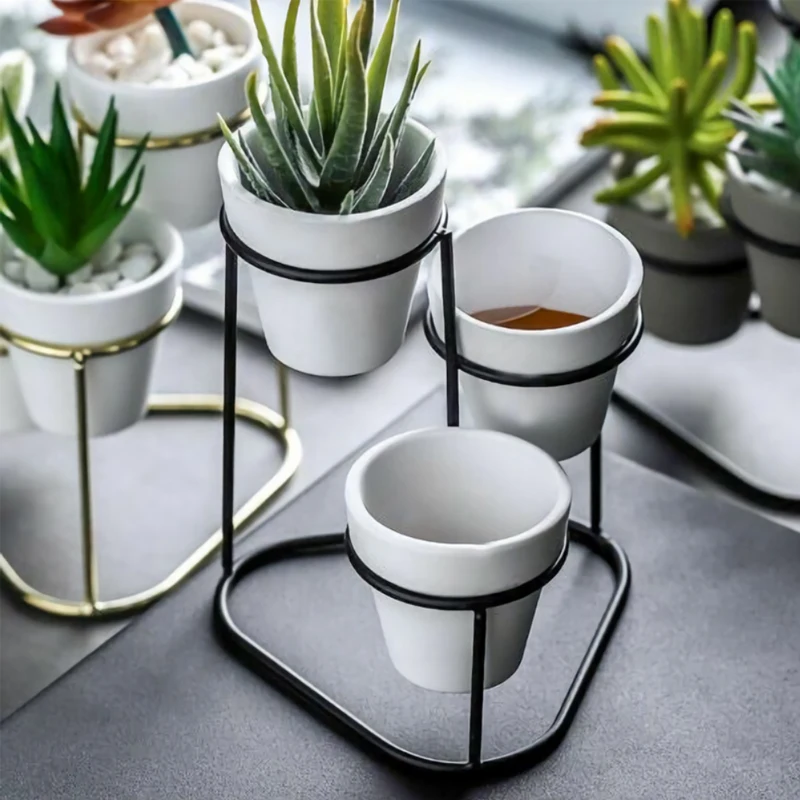 Mini Iron Art Vase Flower Pot Rack Plant Flowerpot Planter Office Desktop Cafe Home Decoration Flower Racks
Mini Iron Art Vase Flower Pot Rack Plant Flowerpot Planter Office Desktop Cafe Home Decoration Flower Racks