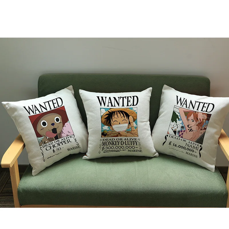 45*45cm One Piece Luffy Pillow fashion print anime pillow Cartoon linen cushion cover are customized Decorative pillows 2021 new
45*45cm One Piece Luffy Pillow fashion print anime pillow Cartoon linen cushion cover are customized Decorative pillows 2021 new