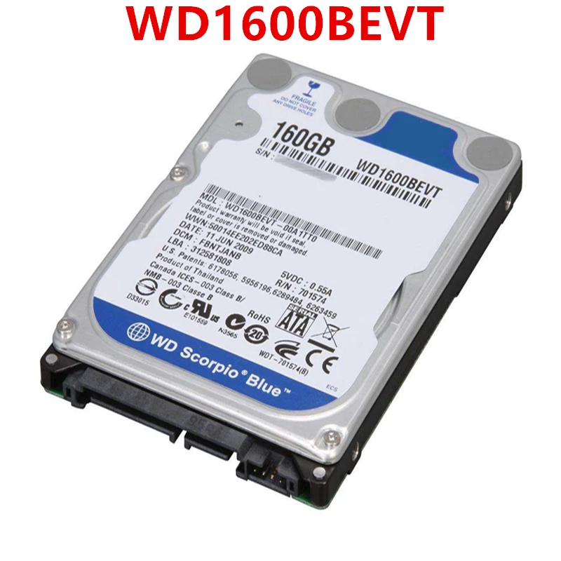 Новый HDD для WD 160 Гб 2,5 "SATA 3 ГБ/сек. 8 Мб 5400 об/мин 9,5 мм для внутренний жесткий диск для Тетрадь HDD для WD1600BEVT WD1600BEVS
Новый HDD для WD 160 Гб 2,5 "SATA 3 ГБ/сек. 8 Мб 5400 об/мин 9,5 мм для внутренний жесткий диск для Тетрадь HDD для WD1600BEVT WD1600BEVS