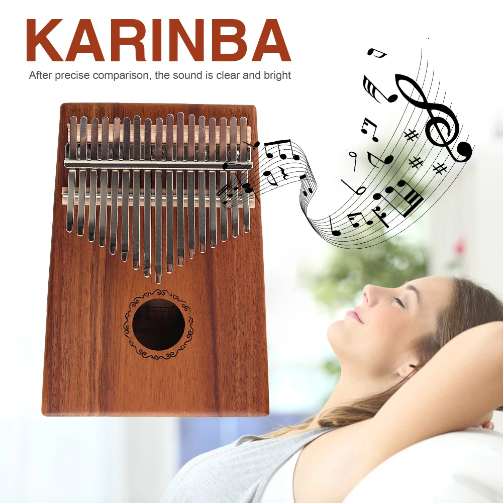 17 Keys Wood Acacia Thumb Piano Kalimba Musical Instrument with Stickers Bag Mahogany Body Musical Instrument
17 Keys Wood Acacia Thumb Piano Kalimba Musical Instrument with Stickers Bag Mahogany Body Musical Instrument