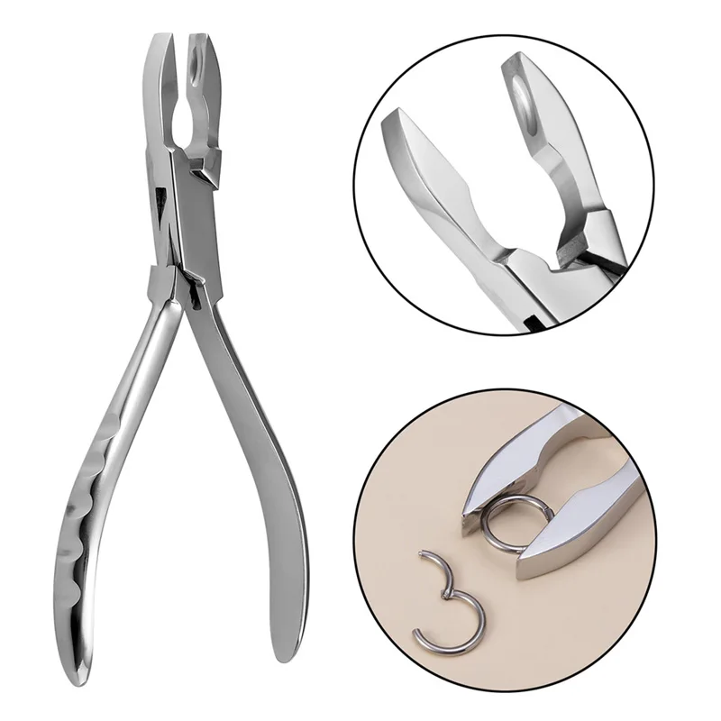 1PC Professional Hinged Closed Hoop Ear Lip Septum Nose Ring Piercing Plier Clamp Stainless Steel Piercing Tool Forceps Tweezers
1PC Professional Hinged Closed Hoop Ear Lip Septum Nose Ring Piercing Plier Clamp Stainless Steel Piercing Tool Forceps Tweezers