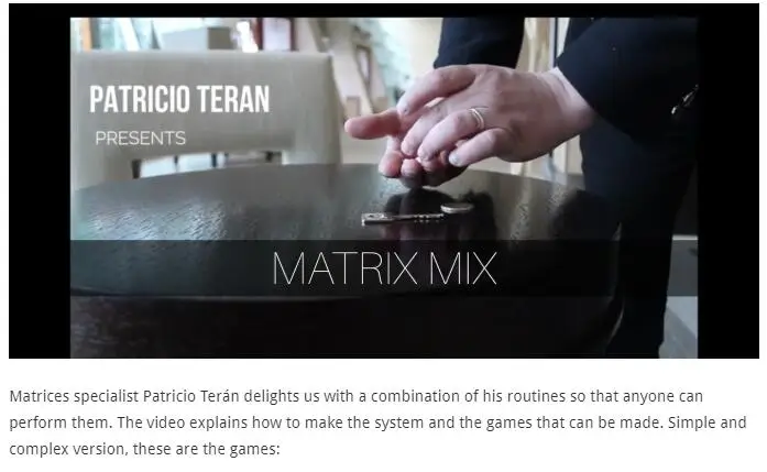 Matrix Mix by Patricio Terán
Matrix Mix by Patricio Terán