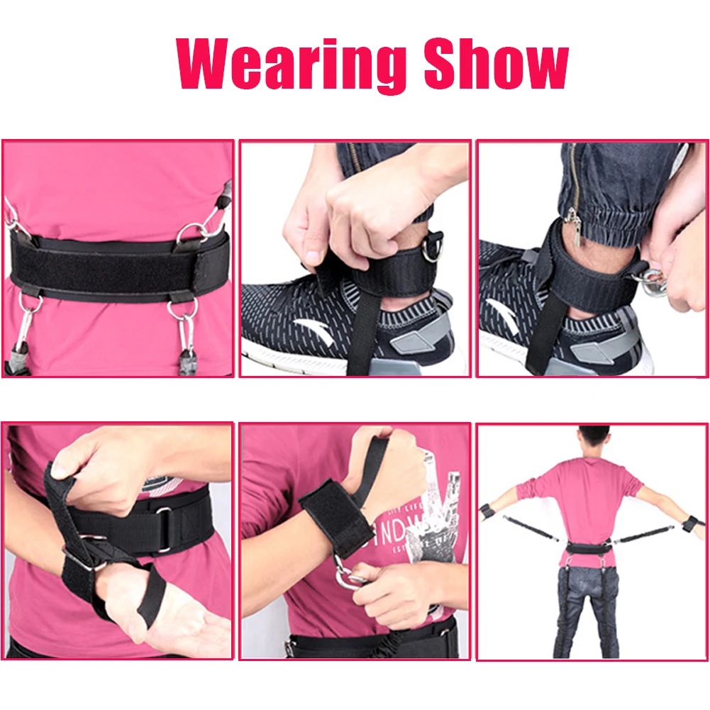 150LBS Resistance Band Boxing Crossfit Exercise Bouncing Trainer Jump Training Agile Workout Pull Rope Kicking Fitness Equipment
150LBS Resistance Band Boxing Crossfit Exercise Bouncing Trainer Jump Training Agile Workout Pull Rope Kicking Fitness Equipment