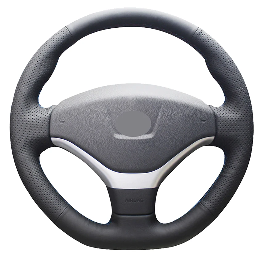 Black Genuine Leather Hand-Stitched Car Steering Wheel Cover For Peugeot 308 2012-2015 408 2013
Black Genuine Leather Hand-Stitched Car Steering Wheel Cover For Peugeot 308 2012-2015 408 2013