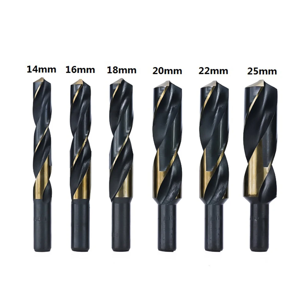 Reduced shank drill bit 14-25mm twist hss hole cutter metal drill
Reduced shank drill bit 14-25mm twist hss hole cutter metal drill