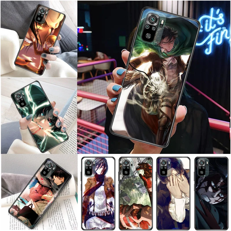Attack On Titan Eren Jager Armin Arlert Levi Mikasa Ackerman Phone Case For Xiaomi Redmi Note 10 10T Pro 5G Carcasa Cases
Attack On Titan Eren Jager Armin Arlert Levi Mikasa Ackerman Phone Case For Xiaomi Redmi Note 10 10T Pro 5G Carcasa Cases