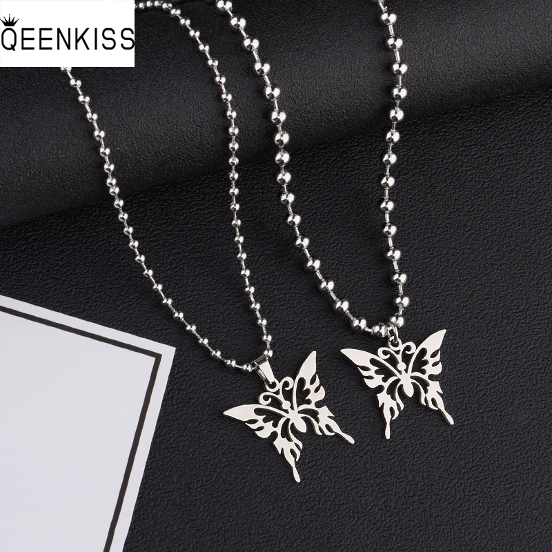 QEENKISS NC8112 Fine Jewelry Wholesale Fashion Woman Girl Birthday Wedding Gift Hollow Butterfly Pendant Titanium Steel Necklace
QEENKISS NC8112 Fine Jewelry Wholesale Fashion Woman Girl Birthday Wedding Gift Hollow Butterfly Pendant Titanium Steel Necklace