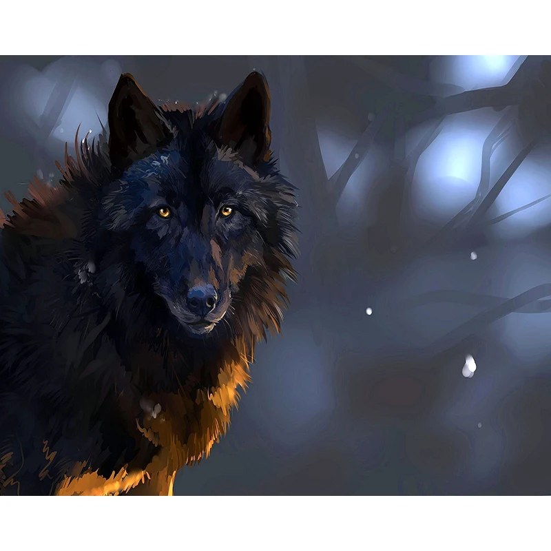 DIY Painting By Numbers Wolf Kit Oil Picture By Numbers Animal 40x50cm Wall Art Canvas Painting Home Decoration Gift
DIY Painting By Numbers Wolf Kit Oil Picture By Numbers Animal 40x50cm Wall Art Canvas Painting Home Decoration Gift