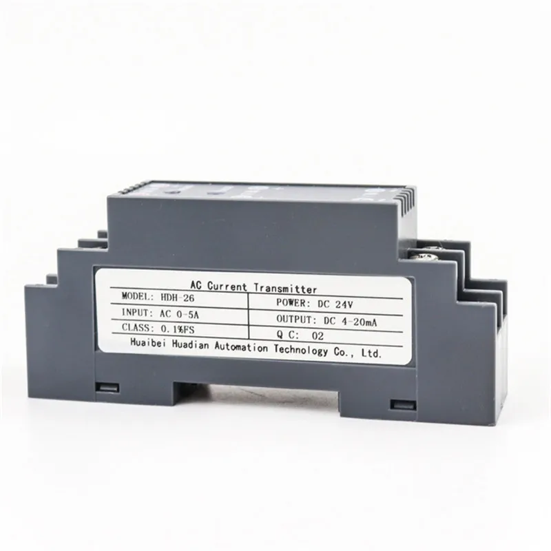 4-20ma ac current power transmitter split core transmission sensor transformer 0-10A input 
4-20ma ac current power transmitter split core transmission sensor transformer 0-10A input