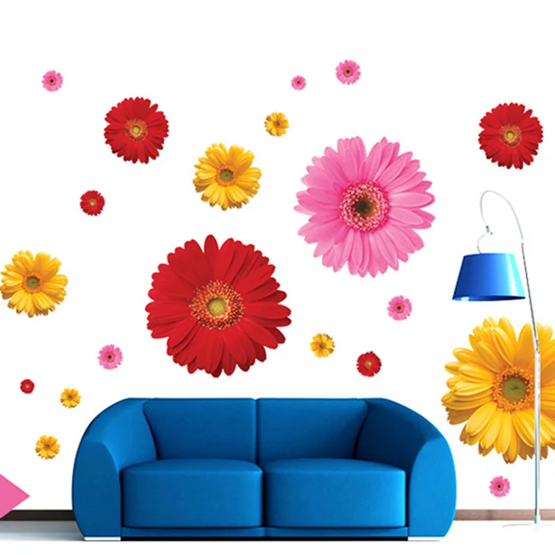 Classic Three color daisy Wall Stickers for Bedroom Living Room TV Sofa Background home Decoration Removable Sticker
Classic Three color daisy Wall Stickers for Bedroom Living Room TV Sofa Background home Decoration Removable Sticker
