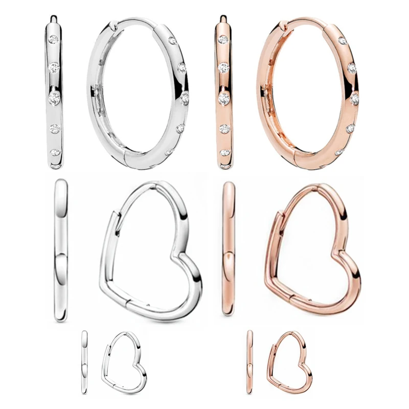 New Women For Jewelry Joyas De Plata 925 Making Accessories Fit Original DIY Designer Charms Heart Stud Sterling Silver Earrings
New Women For Jewelry Joyas De Plata 925 Making Accessories Fit Original DIY Designer Charms Heart Stud Sterling Silver Earrings