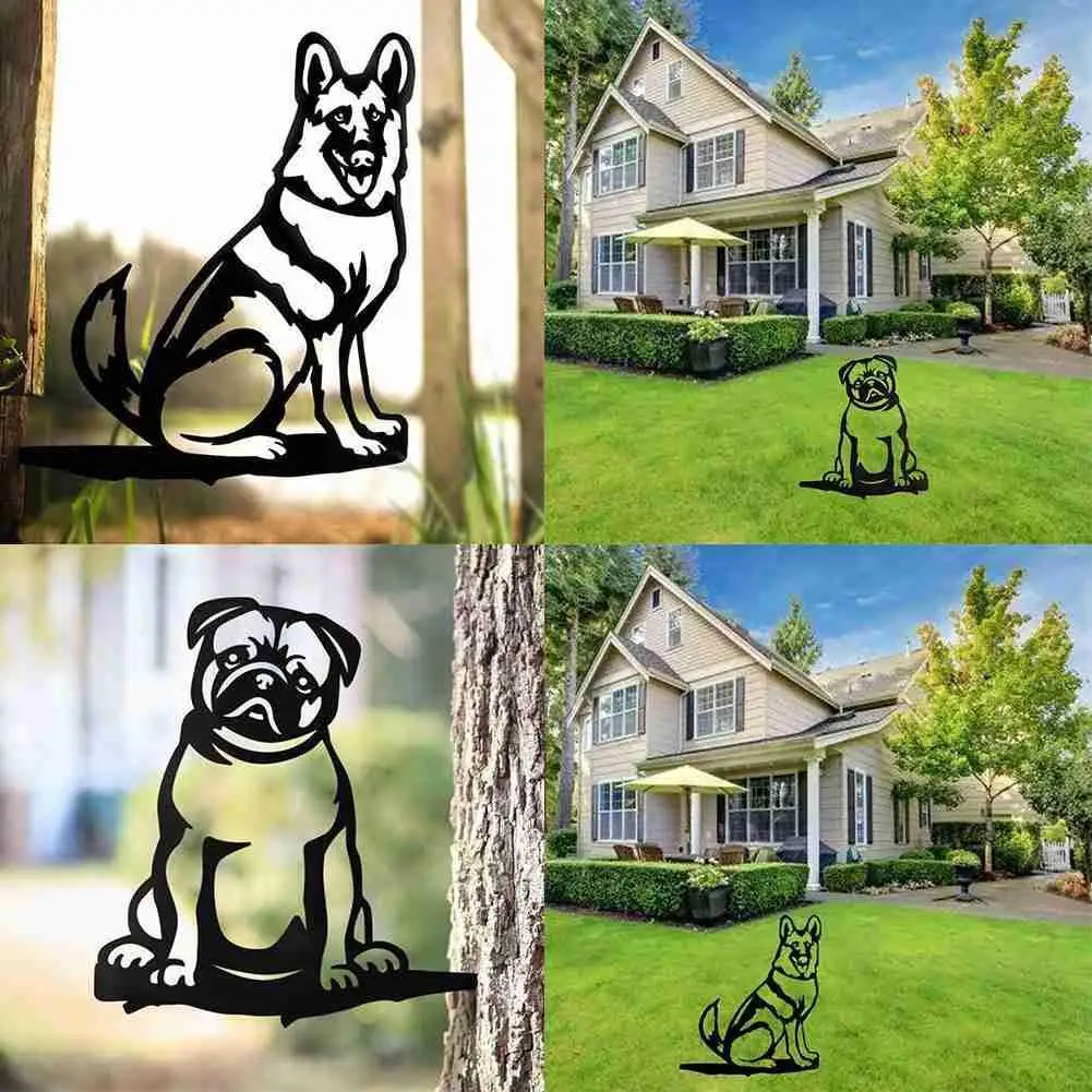 Dog Silhouette Art Metal Tree Plug Home Garden Decoration Lawn Ornaments Ground-Plug Outdoor Gift Prop Art Decor Yard Backy D7T9
Dog Silhouette Art Metal Tree Plug Home Garden Decoration Lawn Ornaments Ground-Plug Outdoor Gift Prop Art Decor Yard Backy D7T9